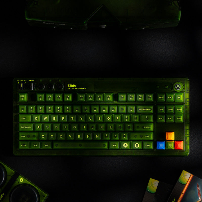 8BitDo Retro 87 Mechanical Keyboard - Xbox Edition - Image 3